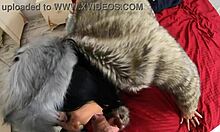 yo, check this latina milfycalla jerking off in fur coat and heels!
