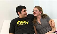 Watch this smoking hot brunette girlfriend get fucked by her friend right in front of her boyfriend?