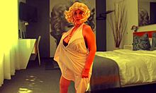 gilf norma jean reminisces about a wild missionary fuck with creampie finish