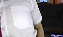 Cute teen bent over assfucked by old guy in stockings