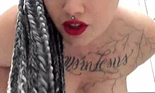 Glamorous Pornstar Flashes Sexy Lingerie in Steamy Shower POV Scene