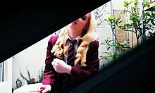 Wow, Student Gives Amazing BJ In Dorm Room!