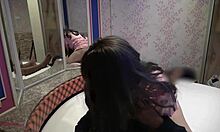 Cosplay Maid Gets Licked and Fucked Hard in Private Room!