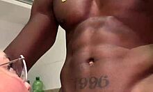 I’m cheating on my boyfriend with this hung black guy. Can’t resist his huge cock while my roommate watches!