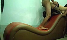 Myanmar cheating wife enjoys wild sex on the sofa with sneaky lover