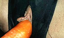 big orgasm with big dildo in back door, feeling jets of pleasure so intense