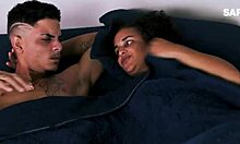 Respectful Handjob Session With Latina In Lingerie