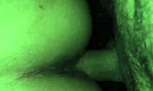 Madrasta Bent Over on Bench for Doggy