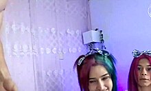 Latinas Force Cocks Down Throats, Spitting And Drooling