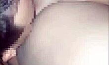 Pauzudo fude a gostosa bbw brasileira e pede pra esfregar o pau no cu dele