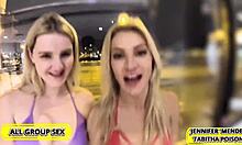 jennifer mendez gets fucked cute in threesome