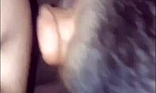 Pauzudo fude a gostosa bbw brasileira e pede pra esfregar o pau no cu dele