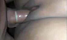 Pauzudo fude a gostosa bbw brasileira e pede pra esfregar o pau no cu dele