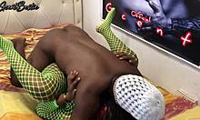 Man, this black couple goes rough and fast!