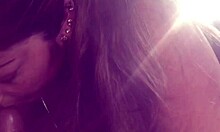 Horny Latina Milf Babe Licks And Blows Dick In Amateur Session. Cute Tits Bounce During Intense Handjob.