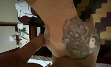 Blonde Tattooed Married Woman Screams To Stop