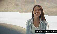 Emotional Encounter With Lesbian Stepmom Misty Stone And Vina Sky