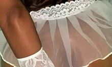 Beautiful Brunette Brunetteflower1 Gets Her Huge Ass Fucked Hard With The Help Of A Little Oil