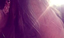 Horny Latina Milf Babe Licks And Blows Dick In Amateur Session. Cute Tits Bounce During Intense Handjob.