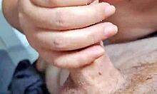 Latina teen entertained herself with a punch in private