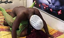 Man, this black couple goes rough and fast!