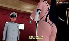 3D Hentai Slut Betrays Boyfriend with Wild Cumshot in Animated Scene