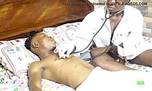 NAUGHTY NURSE JESSICA TS FUCKS PATIENT!