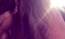 Horny Latina Milf Babe Licks And Blows Dick In Amateur Session. Cute Tits Bounce During Intense Handjob.