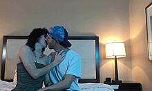 making out with hot petite woman