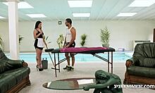 Horny Teen Cassie Fire Fucked Hard in Every Tight Hole