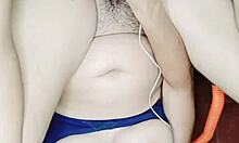 how tasty feels deep this huge cock and see how my cum squirts out