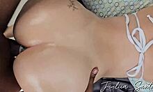 Intense Passion as Black Guy with Thick Cock Fucks 18+ White Girl's Tight Pussy.