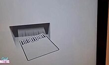 Amateurs explore lesbian fun at fast food, licking natural tits in public