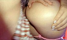 Curvy hot wife gets anal creampie from friend