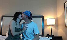 making out with hot petite woman