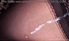 Rough anal on mature cougar stepmother leads to big cumshot inside