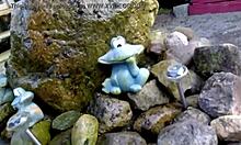 Hot-pussy66 zeigt BESTE SEITEN in schwarzen Strumpfhosen outdoor