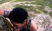 just chilling with an outdoor blowjob in the middle of nowhere with my girlfriend