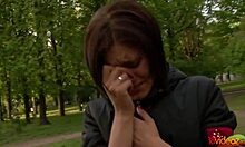 Nancy got fucked after a breakup, riding and doggystyle.