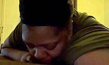 Chubby Amateur Deepthroats Big Black Cock with Sucking Skills in USA Scene