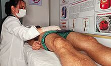 Hard Erection Caught in Front of Naughty Nurse