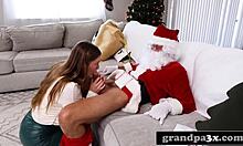 Grandpa as Santa Gives Her a Wild Ride She’ll Always Remember