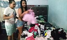 Viviendo como marranos, esta pareja amateur adicta al sexo.