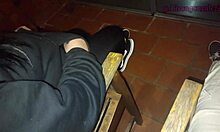 my best friend swallows all my dick on the balcony, neighbor almost catches us.