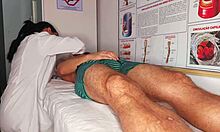 Hard Erection Caught in Front of Naughty Nurse