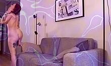 sexy redhead teases then sucks cock hard 😜