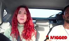 damn, lilly brans hits madrid and jumps on a black cock for a curvy redhead deepthroat quickie!