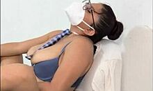 60-Year-Old Stepmother In Uniform Wants Sex Fetish