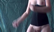 Blonde Wife Reveals Tits And Bush While Dancing