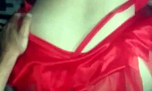 latina bends over for a guy she met at a costume party